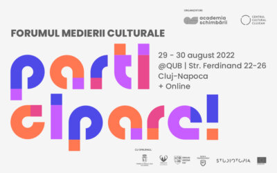 Forumul Medierii Culturale 2022: Participare!